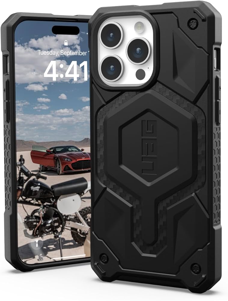 UAG iPhone 15 Pro Max MagSafe対応 カーボン